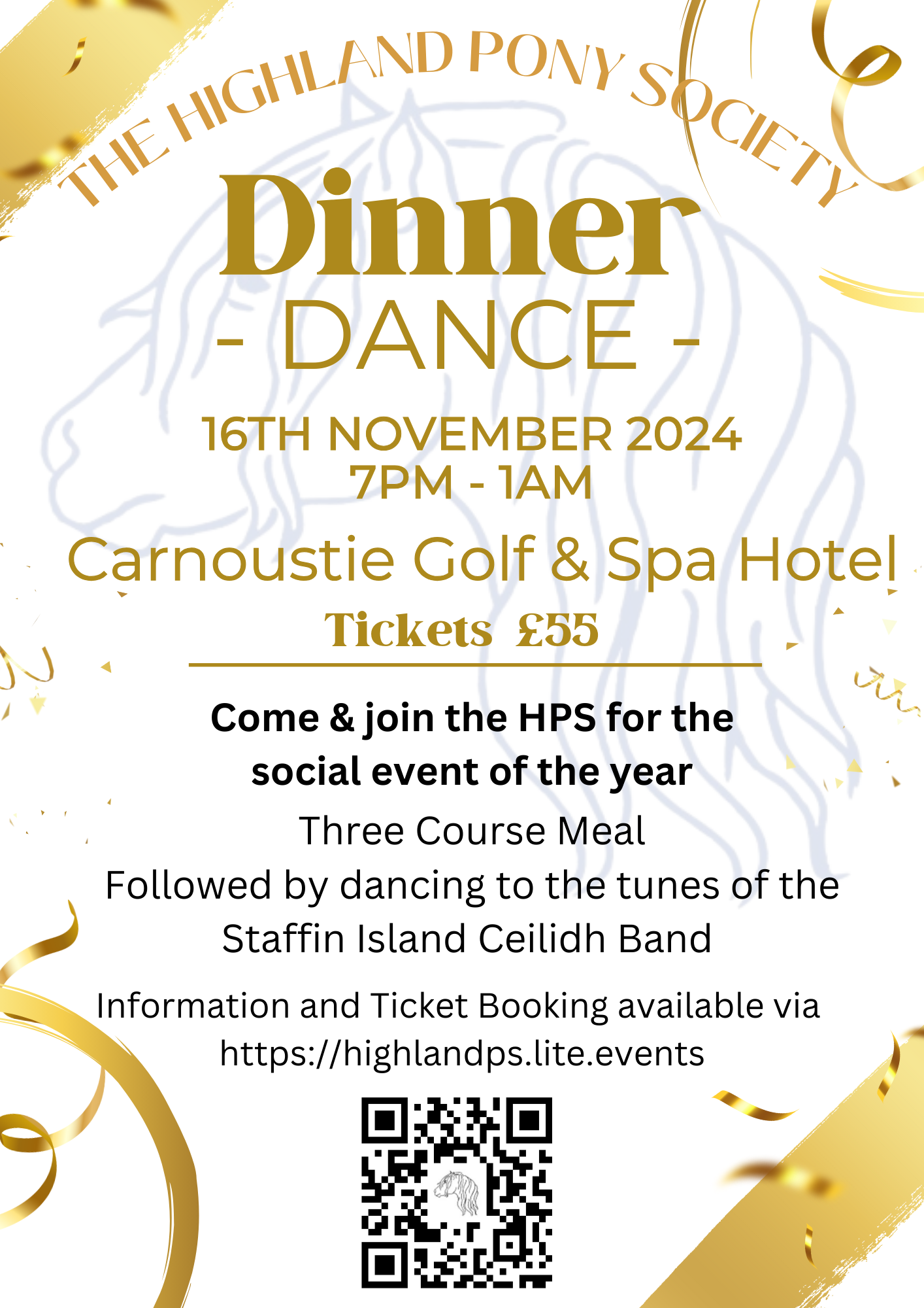 The Highland Pony Society Dinner Dance, Carnoustie